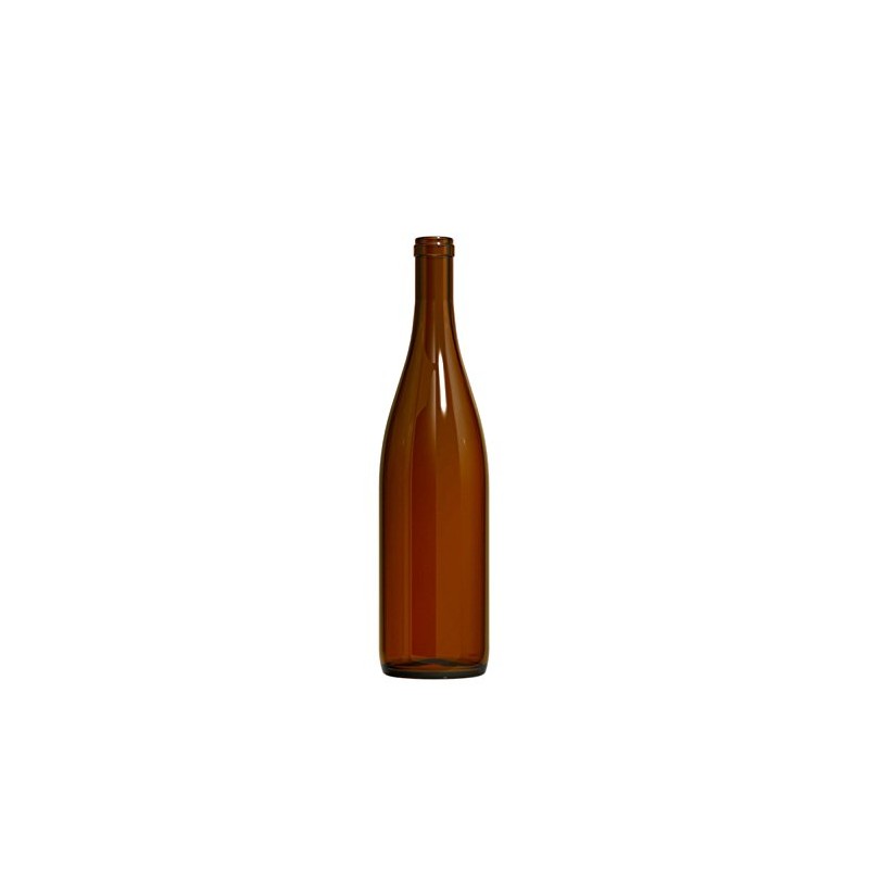North Mountain Supply 750ml Glass California Hock Wine Bottle Flat-Bottomed