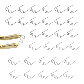 1000PCS Welding Rods Hot Staples, Repair Machine Welding Rods, Plastic Welding Staples for Repair Car Bumpers Dashboards Lamp Holders Daily Plastics Supplies Plastics Rings 0.8mm 0.6mm Staples