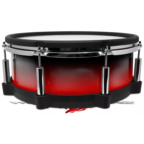 WraptorSkinz Wrap for Roland PD140 Smooth Fades Red Black