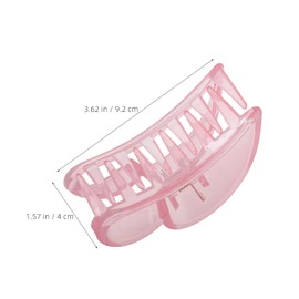 HONMEET Beautiful Heart Claw Clip Large Hair Band Fashion Accessory for Women's Hair