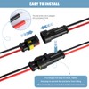 2 Pin Waterproof Wire Connector, 18AWG 10cm Male and Female