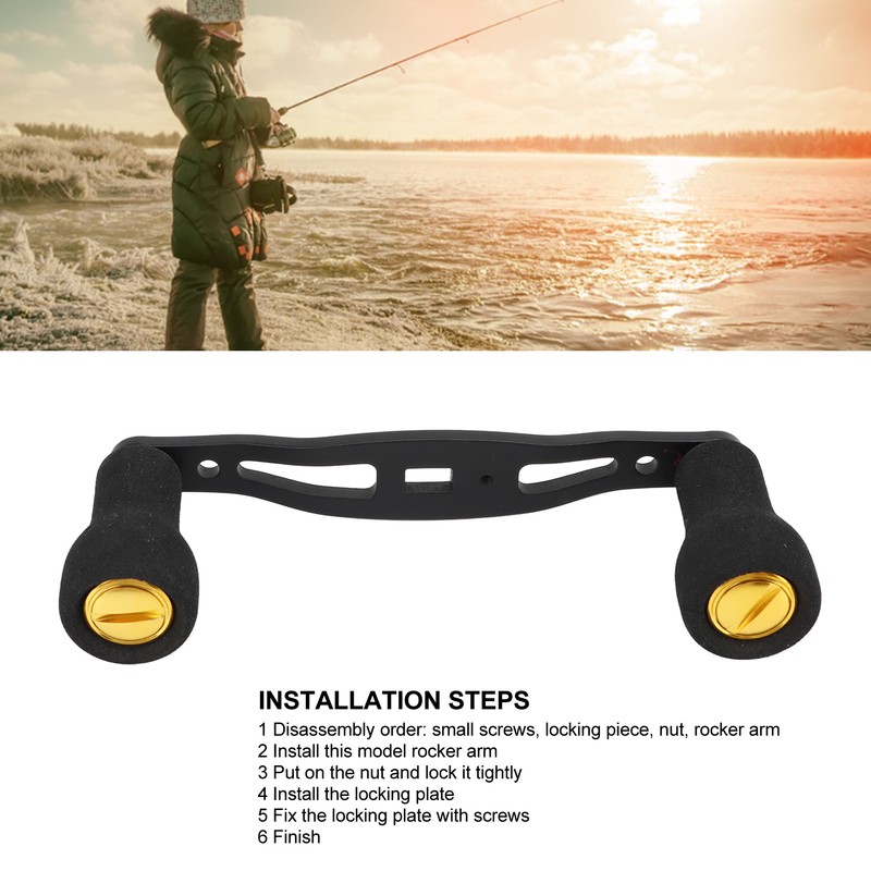 Fishing Reel Handle Lightweight Easy to Carry and Storage Unbreakable