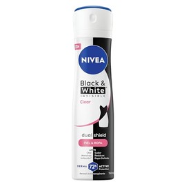 NIVEA Desodorante Antimanchas para Mujer, Invisible Clear (150 ml), Fórmula anti manchas, anti olor, anti sudor, anti irritación y anti residuos 72 ho