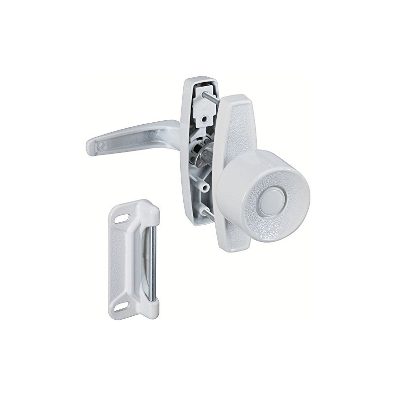 National Hardware N212-993 V1307 Universal Knob Latch in White,1-1/2,1-3/4,3"
