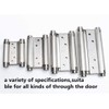 Ranbo 4 Inch Double Action Spring Hinges 304 Stainless Steel