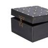 Treasure Props Storage Box with Password Lock Retro Wooden Storage