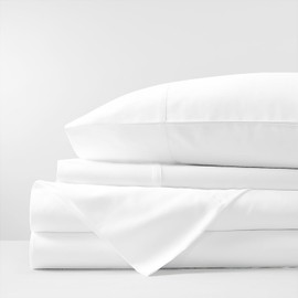 Kotton Culture 1000 Thread Count 100% Egyptian Cotton Full Sheet Set – 4 Piece Premium Hotel Luxury Bedding Soft Cooling Durable Bedsheet -15” Deep Pocket Wrinkle Resistant Sheets (Full, White)