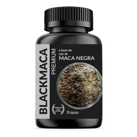 Black Maca Suplemento Maca Negra Vegano 30 Cápsulas 750mg Sin Gluten