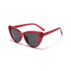 MUDIWRLO Cat Eye Sunglasses for Women Trendy TR90 Sun Shade