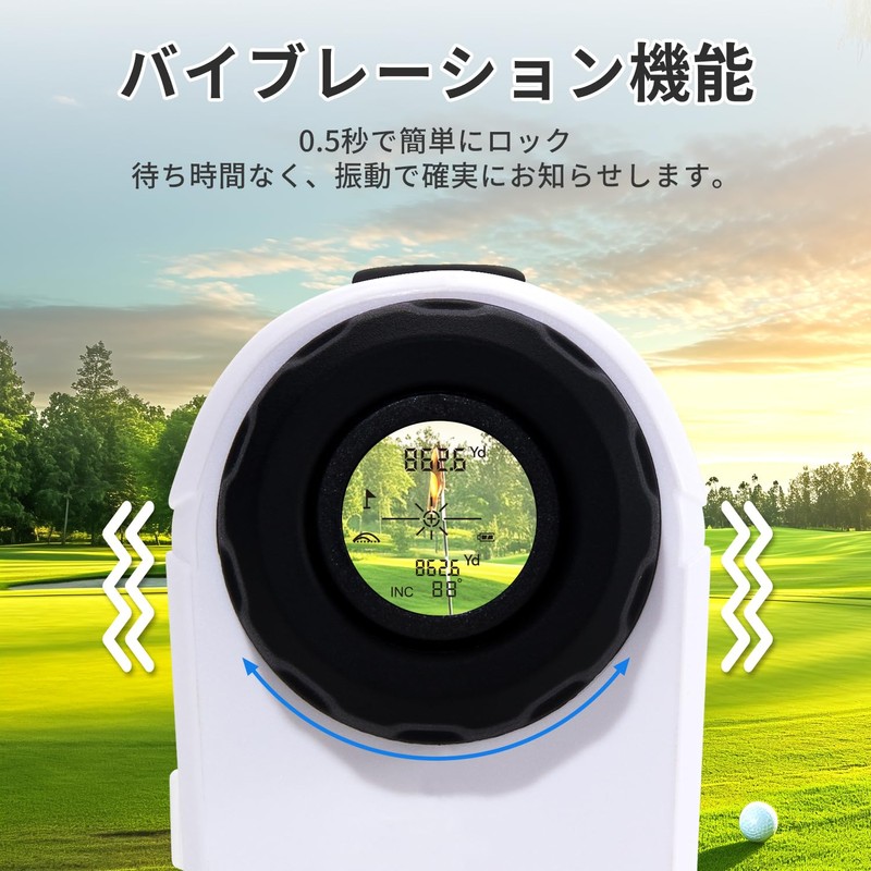 4.2 oz (120 g) Golf Rangefinder, Laser, Lightweight, Water Measuring