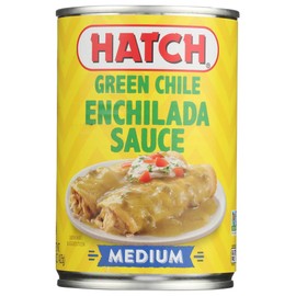 Hatch Green Chili Enchilada Sauce Medium, 15 -Oz. (Pack of 6)