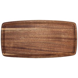 TB Home Acacia Wood Cutting Board with Juice Groove, 15-3/4" x 7-7/8"