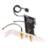 cablecc Card Wireless NGFF A/E-Key WiFi Card to PCI-E Express