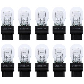 FAXCARS WT21/7W OEM Standerd Halogen Bulb 12V Replacement Brake/Tail/Rear Turn Signal Light, Pack of 10