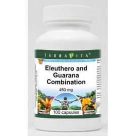 Eleuthero and Guarana Combination - 450 mg (100 Capsules, ZIN: 516356) - 3 Pack