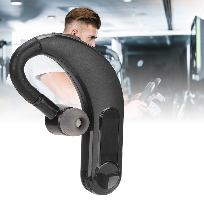 Wireless Headphones Noise Canceling Bluetooth Earpiece with Ear Hook for