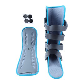 Ankle Support Stabilizer 360 Degree Protection Breathable Adjustable Strap Foot Brace Fixation for Injury Fixation Left Foot M