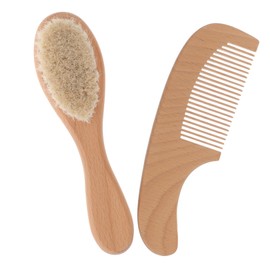 Kisangel 1 Set Hair Brush with Comb Cradle Cap Brush for Gentle Scalp Cleaning for Lightweight and Durable Grooming Tools Shower Present
