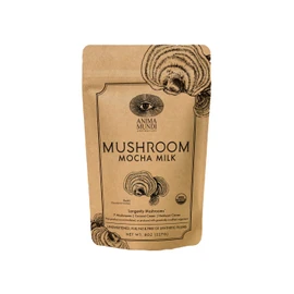 Anima Mundi Apothecary Mushroom Mocha Milk - Organic Dairy-Free Creamer with Coconut, 7 Mushrooms and Cacao - Vegan Coconut Cream and Mushroom Powder for Coffee, Tea and More (8oz / 227g)