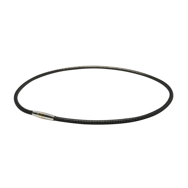 Phiten RAKUWA Magnetic Titanium Necklace, Metal Top, 19.7 inches (50