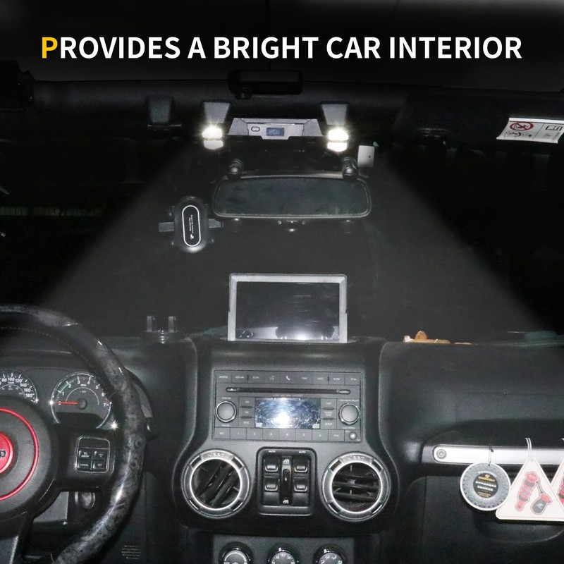 RERPRO LED Interior Dome Lights Front Seat Roof Reading Light