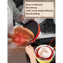 Silicone Bread Sling: 2 Pcs (Red)