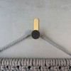 2Pcs Towel Hook Brass Clothes Coat Robe Hanger for Bathroom