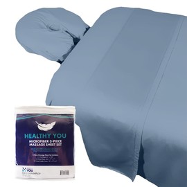 Healthy You Microfiber 3-Piece Massage Sheet Set (Wisteria)