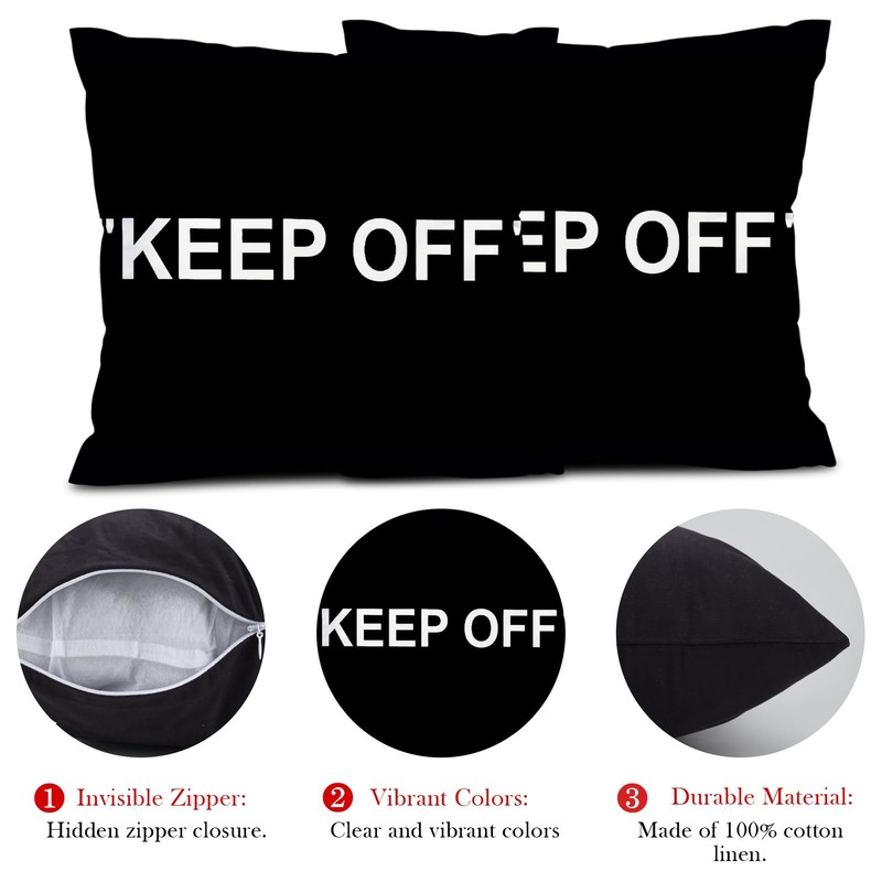 Khxriypha Hypebeast Room Decor Keep Off Pillow Set of 2