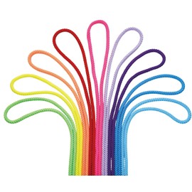 SASAKI M-280-F LD Rhythmic Gymnastics Rope, International Gymnastics Federation Certified, Color Nylon Rope, Length 1.9 ft (3 m)