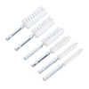 6-Piece Drill Cleaning Brush Set, Rustproof, 4 Inch Twisted Wire
