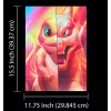 Unbranded Pokémon 3D Poster 3D Lenticular Flip Effect,3Images In One,