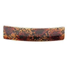 Caravan Animal Print Canal Barrette, Brown