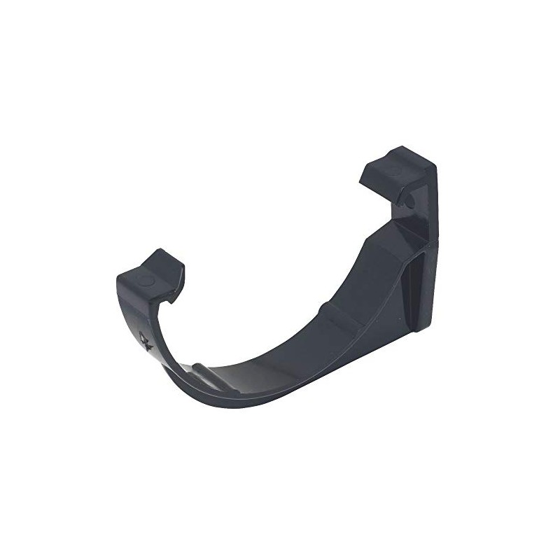 Pack of 3 x RKM1B Black 76mm FloPlast Mini Gutter