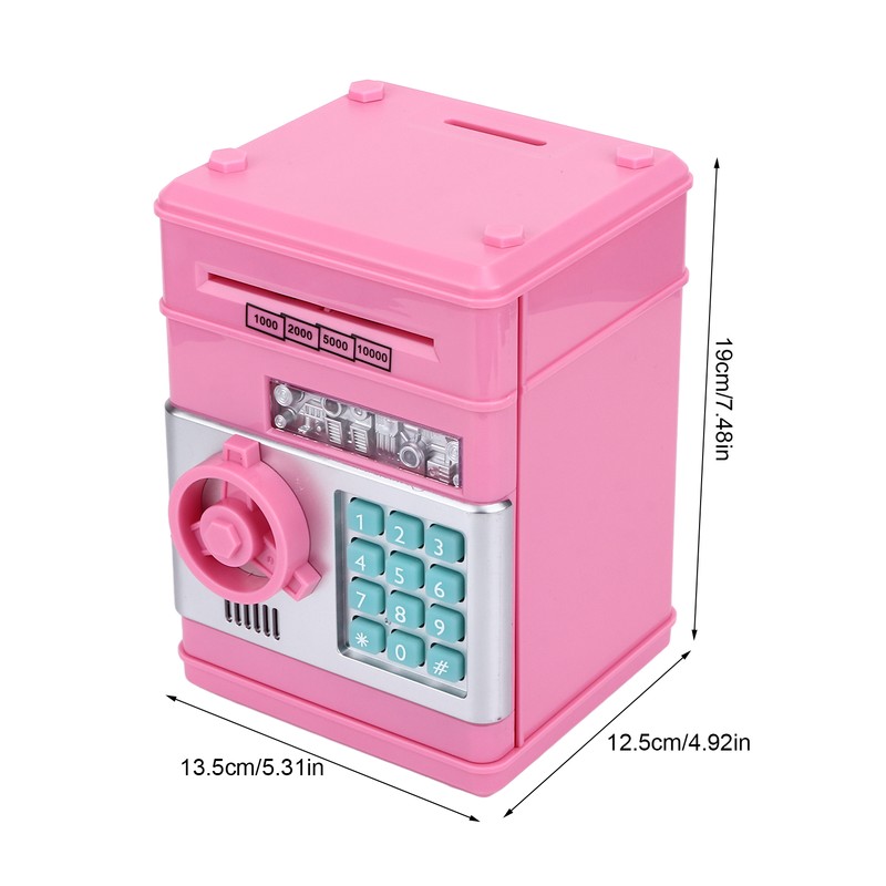 Piggy Bank Mini Automatic Coins Saving Box Home Furnishing Article