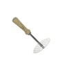 Stainless Steel Smooth Potato Masher Ricer Presser with Wooden Handle,Potato