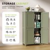 Vongrasig 42.6" Bathroom Storage Cabinet, Modern Floor Cabinet with Doors