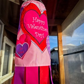 In the Breeze 5068 Valentine's Day Windsock, 40-Inch,