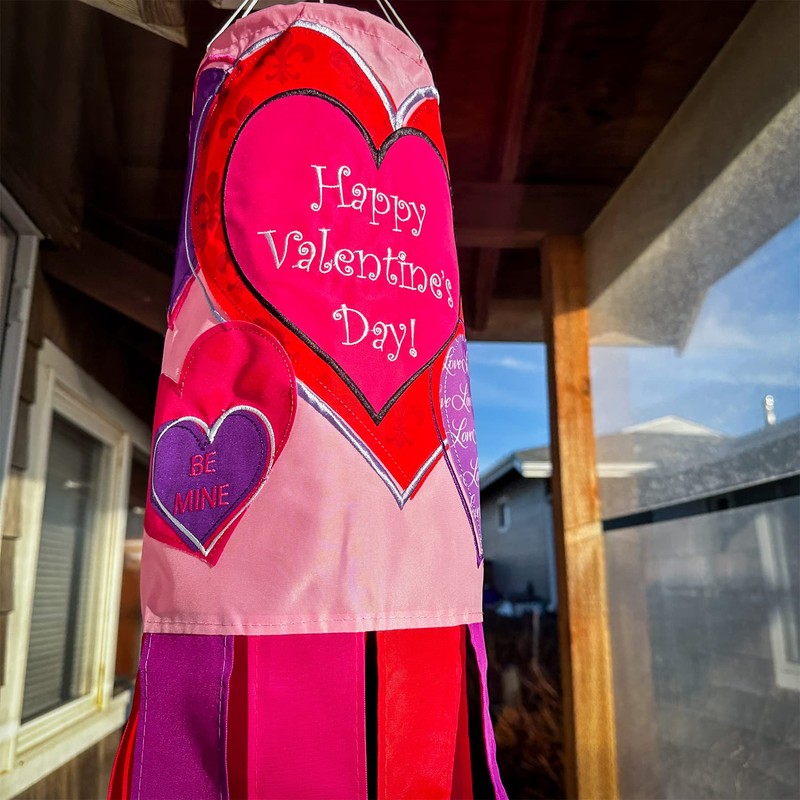 In the Breeze 5068 Valentine's Day Windsock, 40-Inch,