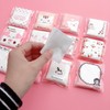 Factory Direct Cute Cartoon Bag Portable Cosmetic Cotton Pads - Skin Pack, Wet Compressed Thin Cleansing Free Size / Mixed 15ea