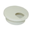 MyCableMart 2IN Cut-Hole Size White Round Wire Management Grommet with