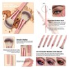 HGHDBT 36Pcs Pink Makeup Brushes Set Professional Makeup Kit Multi-functional