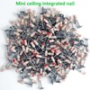 Pack of 200 Round Nails for Nail Guns, 7.3 mm