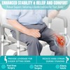 Raised Toilet Seat with Handles – Toilet Riser for Seniors