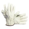 SAS Safety Corp Leather Driver Gloves. Size Large, White Color.