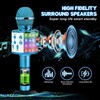 ShinePick Karaoke Microphone, Wireless Bluetooth Microphone Children, Portable 4-in-1 Sing