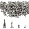PARAOR 200 Silver Cone Spikes Zinc Alloy Punk Style Accessories