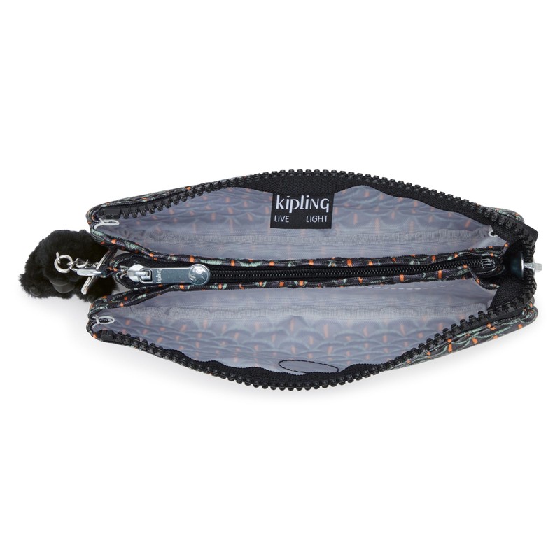 Kipling Unisex Creativity L Large Purse, Geo Feather, Unit size