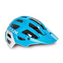 KASK Rex Bike Helmet I Enduro, Trail, Mountain Bike & MTB Safety Helmet - Light Blue/White - Large