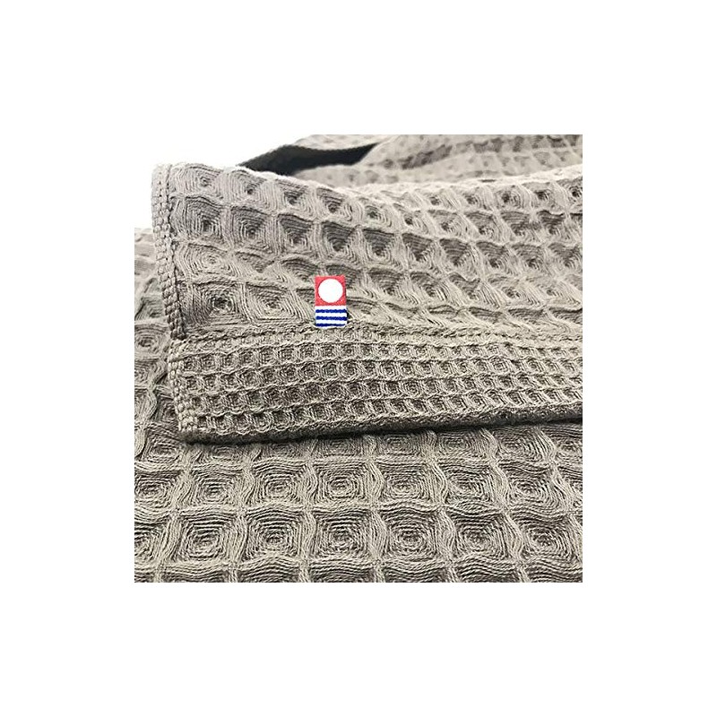 Imabari Towel, Set of 2 Bath Towels, Waffle Weave, Off-White,